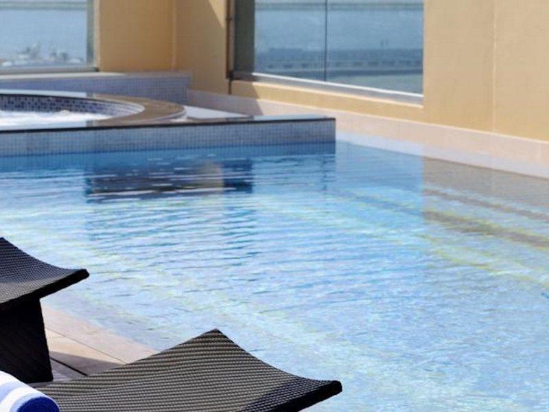 Marriott Executive Apartments Al Jaddaf, Дубай Экстерьер фото Infinity pool
